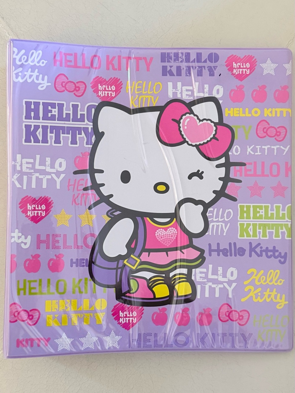 Sanrio Hello Kitty 3 Ring Binder 2015 1.5” Preowned